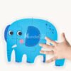 3 Rompecabezas Kit Bebés Madera Montessori Niños