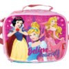 Combo Maleta Morral Rueda Lonchera Niña Princesa Cenicienta Rosa