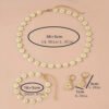 D_813637-MCO83654627540_042025-O.jpg Collar, Aretes Y Manilla De Margarita Regalo Ideal Para Mamá