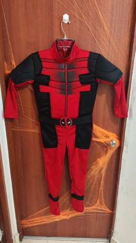 Disfraz De Deadpool Premium Para Niño  Traje Completo Con Máscara Y Espada