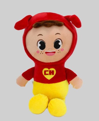 Peluche De Chapulín 45cm - Héroe Clásico Latinoamericano Rojo