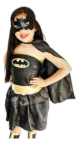 Disfraz Batichica Niña Batman Excelente Calidad Disfraces