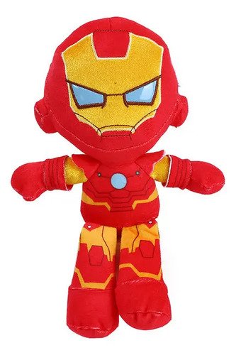 D_814751-MCO80646823580_112024-O.jpg Peluche Iron Man 28cm - Héroe De Marvel Para Coleccionistas Rojo
