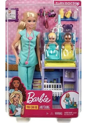 Muñeca Barbie Pediatra Profesiones Barbie Medico Original