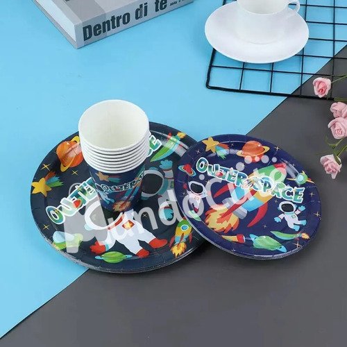 Kit Fiesta Astronauta El Espacio Cumpleaños Decoración Fiest