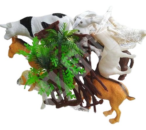 D_816672-MCO80592826376_112024-O.jpg Set De Animales De La Granja | 11 Piezas Animalitos Pesebre
