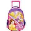 Combo Maleta Morral Rueda Lonchera Niña Princesa Cenicienta Rosa