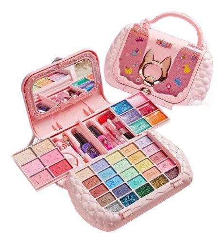 Set De Maquillaje Premium Para Niñas En Bolso Y Accesorios