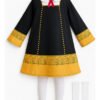 Disfraz De Anya Cosplay Spy X Family Disfraces Niña Halloween Negro 140 Cm