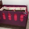 Cuna Para Niña Usada 9/10 Excelente Estado Cama Para Bebe Marrón