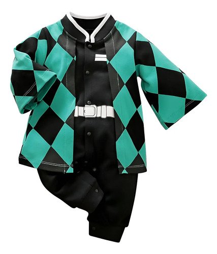D_821835-MCO93773357697_092025-O.jpg Disfraz Bebe Tanjiro Cosplay Demon Slayer Mameluco