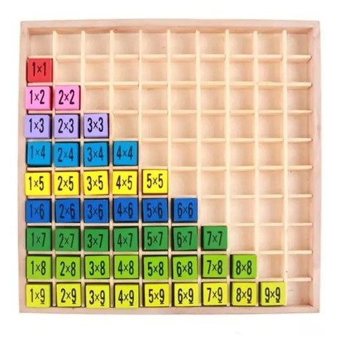 D_821840-MCO31570896795_072019-O.jpg Juego Tabla De Multiplicación Fácil Montessori Juguete