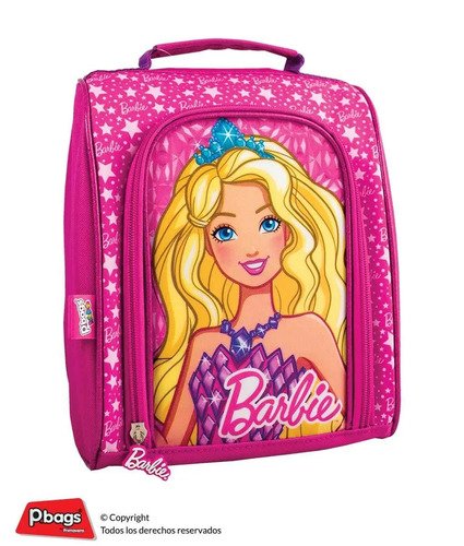 D_822337-MCO29294646910_012019-O.jpg Combo Barbie Morral Maleta Ruedas Y Lonchera Niña Original Rosa