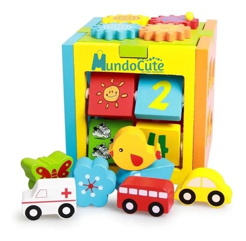 Cubo Actividades Multifuncional Montessori Juguetes Didactic