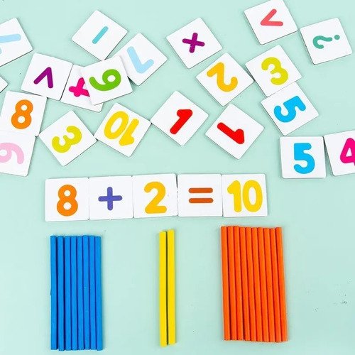 D_822988-MCO53007481064_122022-O.jpg Juego Didáctico Matemático, Escritura Y Lectura Montessori