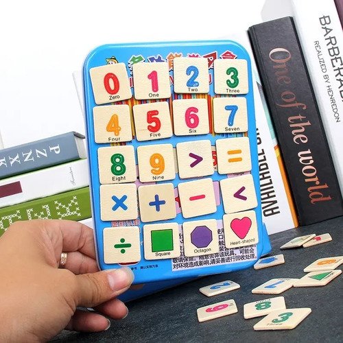 Juguete Educativo Reloj Imanado Aprender Números Montessori