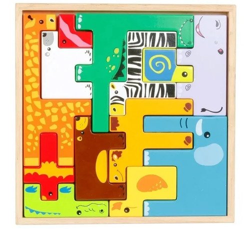 D_824237-MCO31027864056_062019-O.jpg Juego Armable Animales Madera Montessori Granja Selva Juguet
