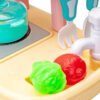 D_825825-MCO80678969424_112024-O.jpg Set Cocina Con Luz, Sonido Y Lavamanos Con Agua X28 Piezas Rosa