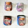Caretas Protección Virus Para Niños Diseños Gafas Seguridad