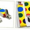 D_827907-MCO78828400862_092024-O.jpg Tirantas De Payaso Ajustables Multicolor Amarillo Geométrica