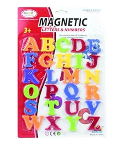 Set Magnetico Del Abecedario Con Colores
