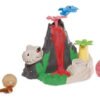 Kit Play Doh Dinosaurio Isla Del Volcán Slime Juguete