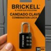 Candado Clave Para Locker Maleta Combinaciones Seguridad Negro