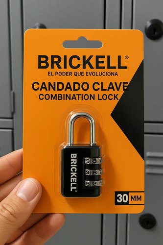 Candado Clave Para Locker Maleta Combinaciones Seguridad Negro