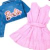 Conjunto Disfraz Barbie Niña 2023 Rosa Chicle 2 A 10