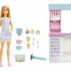 D_830416-MCO51492681712_092022-O.jpg Muñeca Barbie Set Heladería Prepara Helados Maquina Heladera