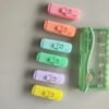 D_830924-MCO85037697303_052025-O.jpg Set De 6 Resaltadores Mini Pasteltamaño Bolsillo Varios