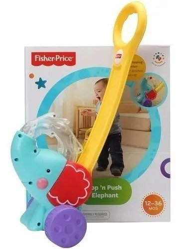 Jueguete Bebé Fisher Price Elefante Camina Y Arrastra