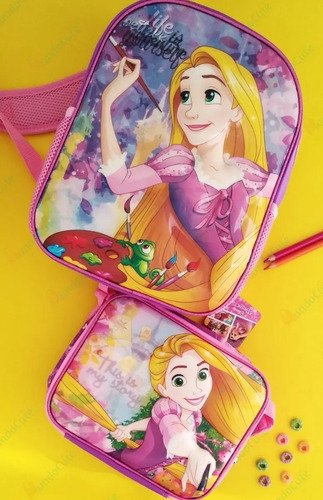Morral Rapunzel Princesas Original Disney Maleta Niñas