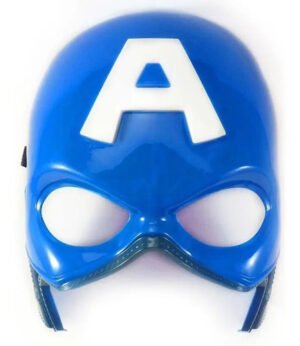 Mascara Capitán América Marvel Mascaras Niños Halloween Azul