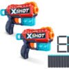 D_832619-MCO80793996429_112024-O.jpg Pistolas Xshot Combo2 Lanzadores, Alcance De 27m + 44 Dardos Azul Acero