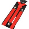 Kit De Tirantes Y Moño - ¡un Toque Elegante Y Divertido! Rojo Lisa
