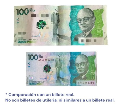 D_833534-MCO84737754526_052025-O.jpg Paquete De Billetes Didácticos X100 Unidjuguete Educativo