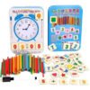 Juguete Educativo Reloj Imanado Aprender Números Montessori