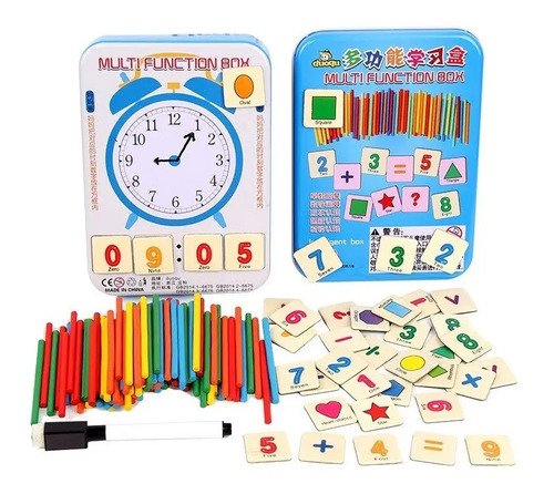 Juguete Educativo Reloj Imanado Aprender Números Montessori