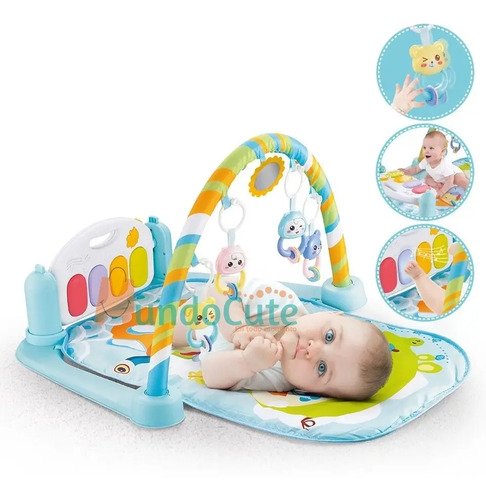 Gimnasio Musical Piano Para Bebé Estimulación Juguetes