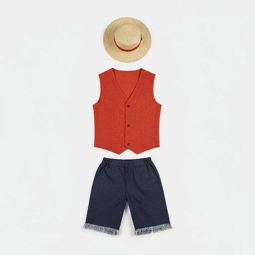 Disfraz Luffy One Piece Niño Cosplay Monkey D. Luffy