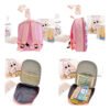 Maleta Niñas Morral Infantil Diseño 3d Compartimientos Niños Rosado