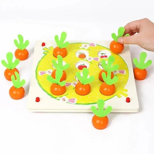 Juego Didáctico Memoria Juguete Madera Montessori Niños