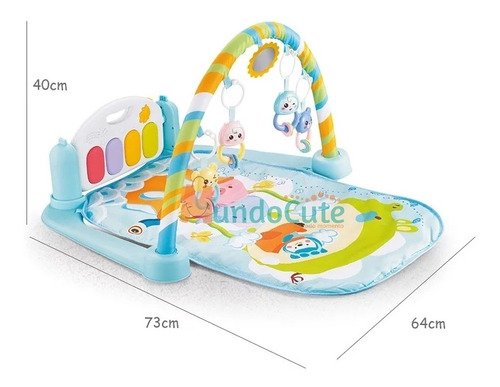 Gimnasio Musical Piano Para Bebé Estimulación Juguetes