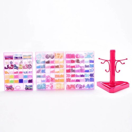 Kit Bisutería Para Elaborar Manillas Pulseras Niñas Premium