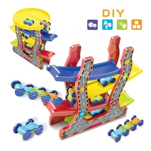 Pista De Carros Didáctica Juguetes Niños Varios