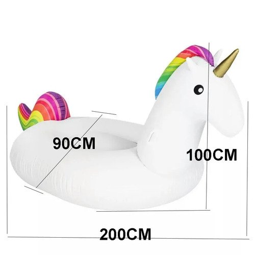 D_836652-MCO27051672459_032018-O.jpg Flotador Unicornio Inflable Grande Original Juguete Piscina