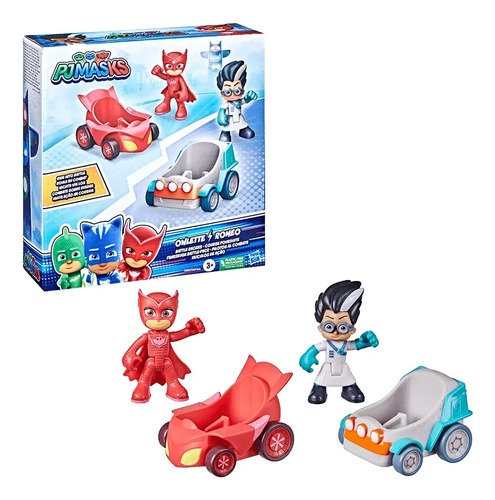 Set De Vehículos Pj Masks Pilotos Al Combate  Rojo