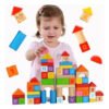 Set Bloques De Construcción X80 Piezas Con Letras Y Números 80
