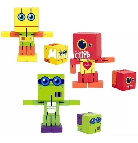 Mi Primer Robot Juguetes En Madera Montessori